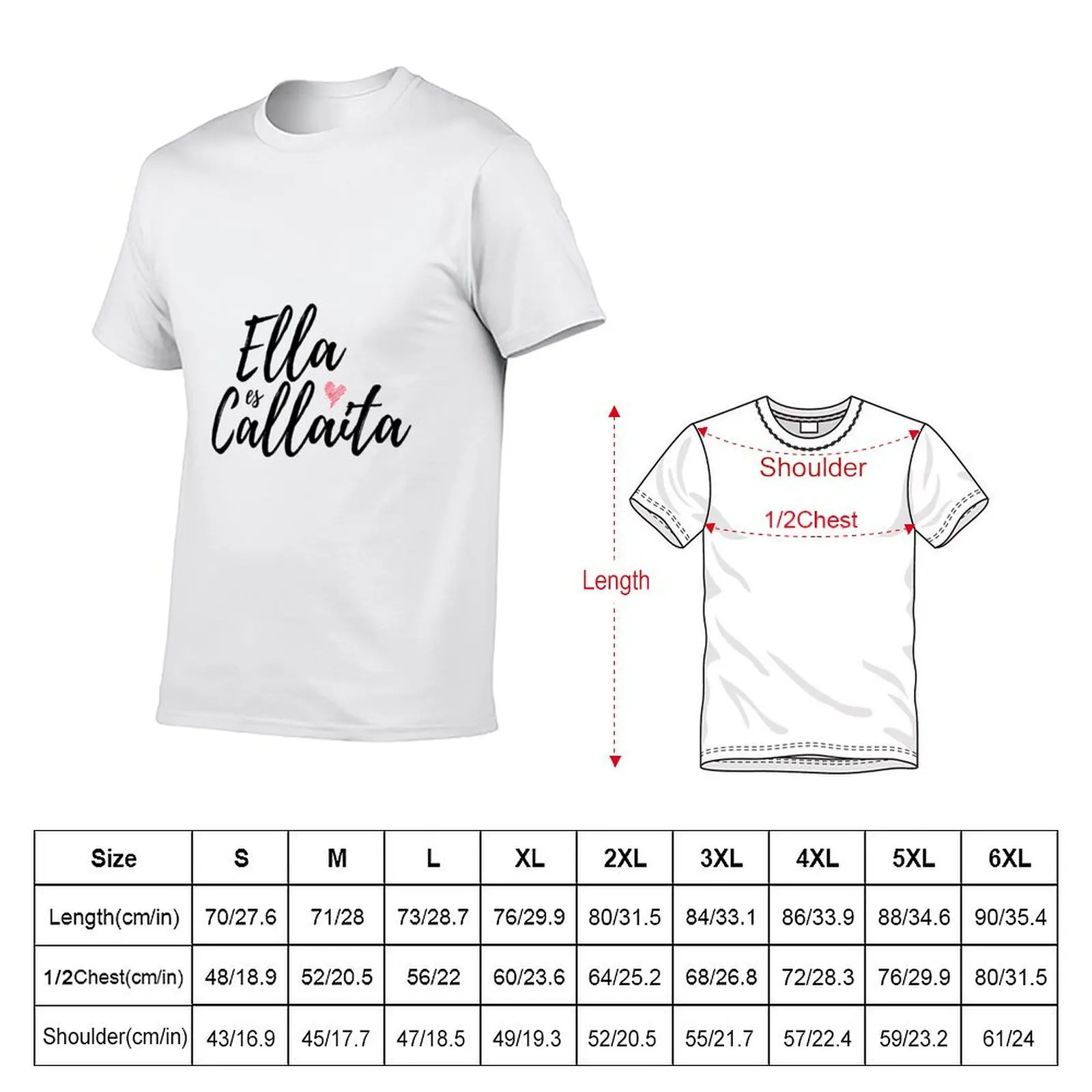 Ella Es Callaita T-Shirt Clothing summer top mens big and tall t shirts