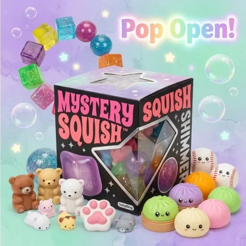 

Surprise Box-Slow Rise Squishy Toys,Food&Ocean Themed Squeeze Toys,Anti-Stress Sensory Toys For ADHD & Anxiety