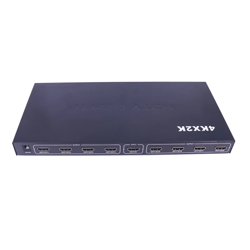 4K 8 Port HDMI-compatible 1 In 8 Out HDMI Audio Video Converter Adapter Splitter 1x8 Switcher Display Duplicate for PC HDTV