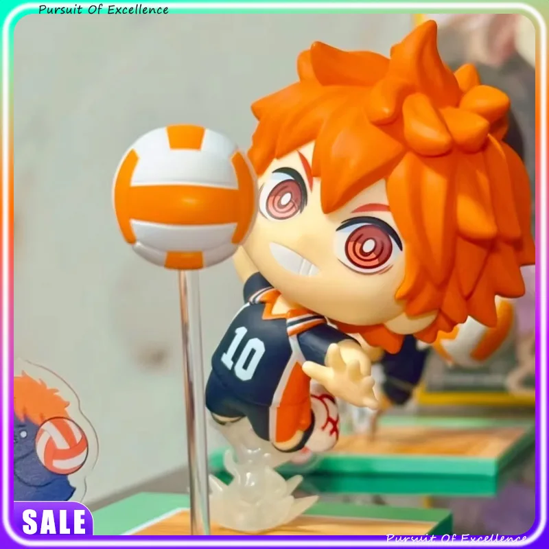 

Лидер продаж, набор мини-фигурок Volleyba Blind Box Shoyo Hinata, динамическая поза, аниме-фигурка, волейбольная аниме-периферия, коллекционный подарок