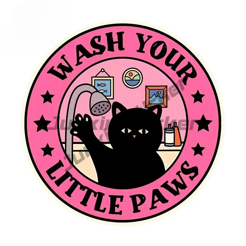 

Cat Car Stickers Occlusion Scratch Campervan Windows Electric-Bicycle Decals Waterproof Amusing Exterior Accessories
