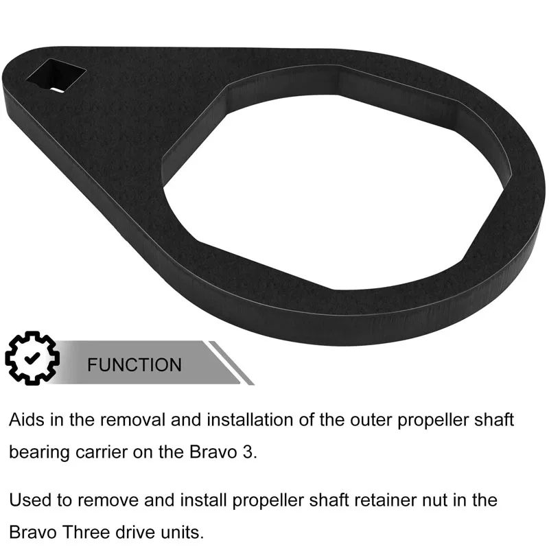 Blackhawk Drive Bearing Carrier Tool 91-805374 & Bearing Carrier Retainer Nuts Tool 91-8053741 for Mercruiser Bravo III Three 3