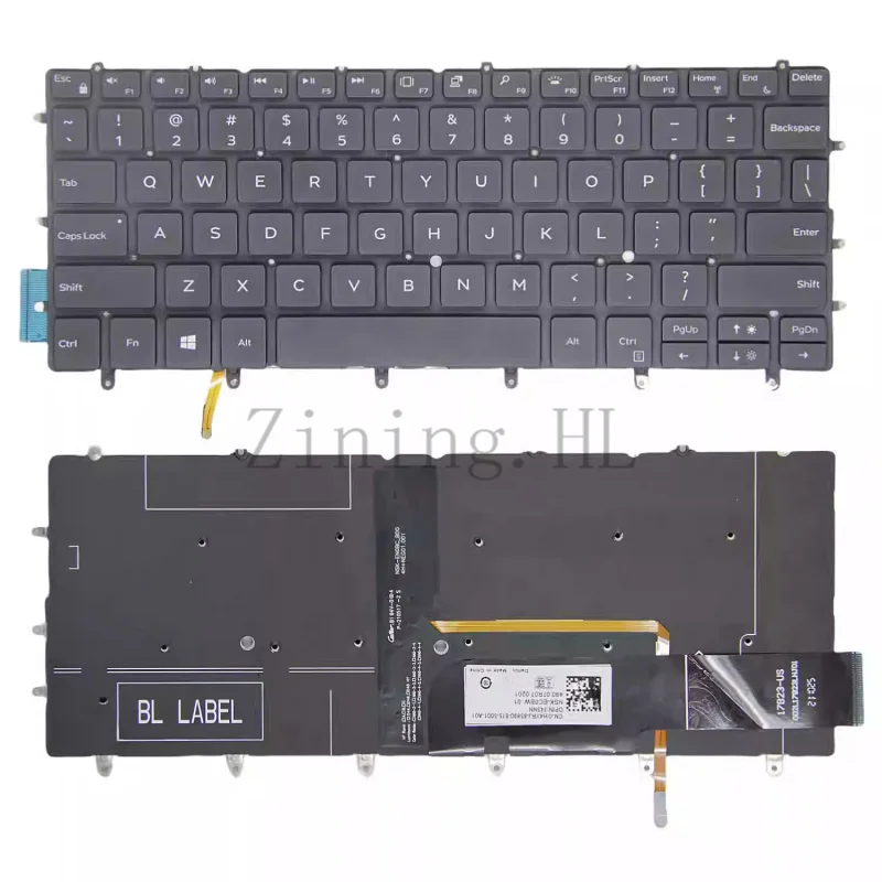 For Dell XPS 13 9370 9375 9380 9317 9305 P82G 7390 Keyboard