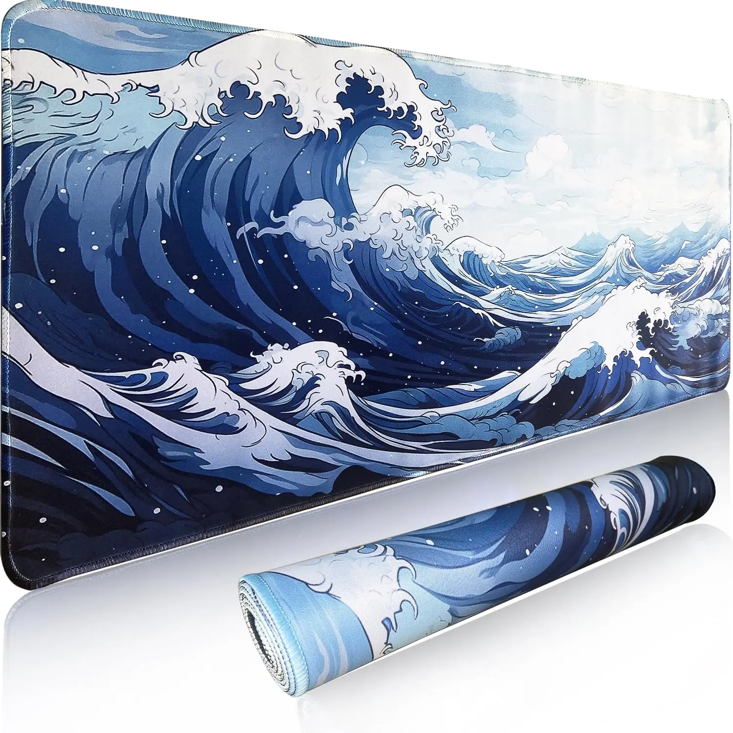 XXL blue Mausepad Texture Desk mat Gaming Mat Pad on The Table Office Gamer Accessorie Keyboard Mat XL Mouse Pad Mouse Carpet