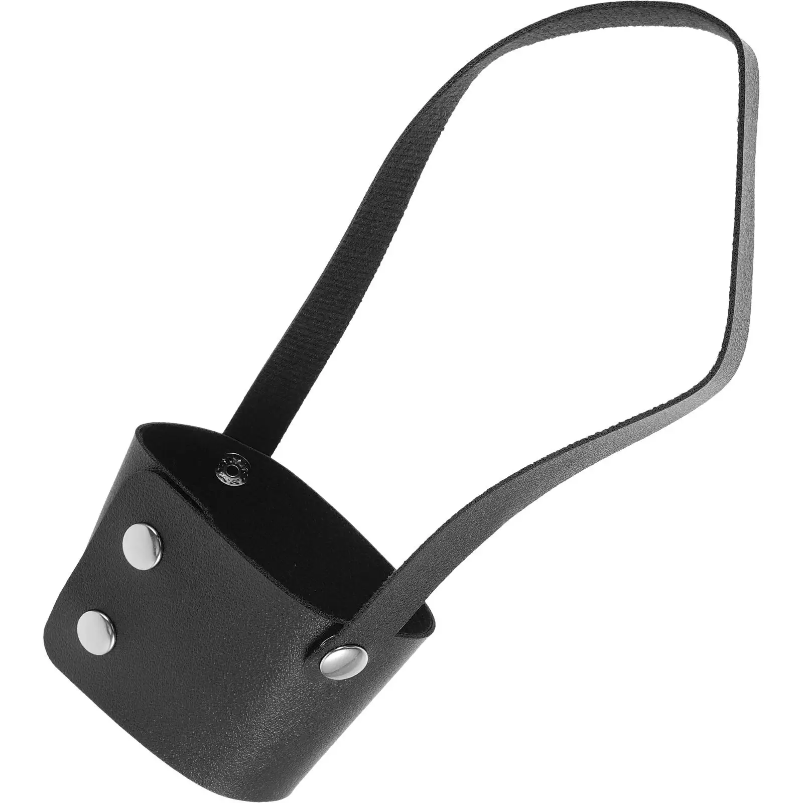 

Cup Carrier Coffee Holder Handheld Sleeve Black Fits Most Bottles Reusable Lightweight Practical Compact Size