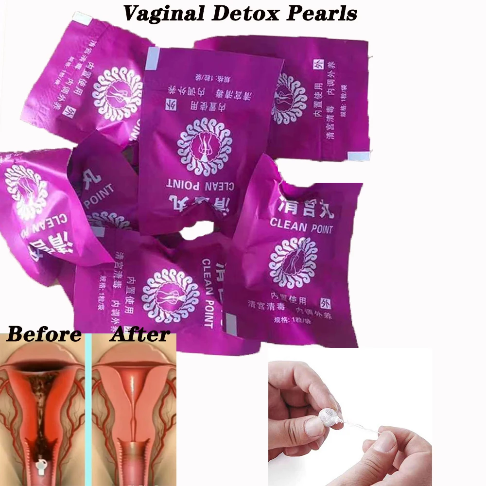 Chinese Medical Herbal Vaginal Detox Pearls Cleansing Tampons Feminine Hygiene Clean Point Vagina Care Detox Swab Beauty