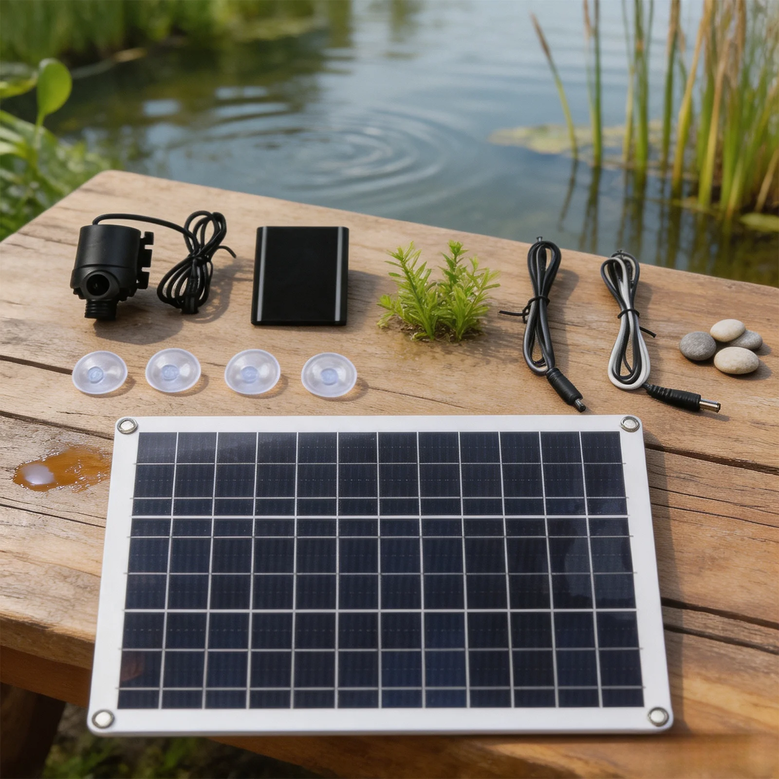 For Garden For Pond 800L for h Water Pump Water Features 800L h Solar Fountain Pump Water Feature Powerful Performance