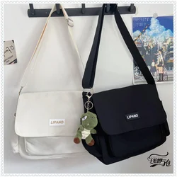 Damskie torby Crossbody Oxford w jednolitym kolorze Casual Tote Bag Messenger Bag markowa designerska prostota dziewczęca torba na ramię