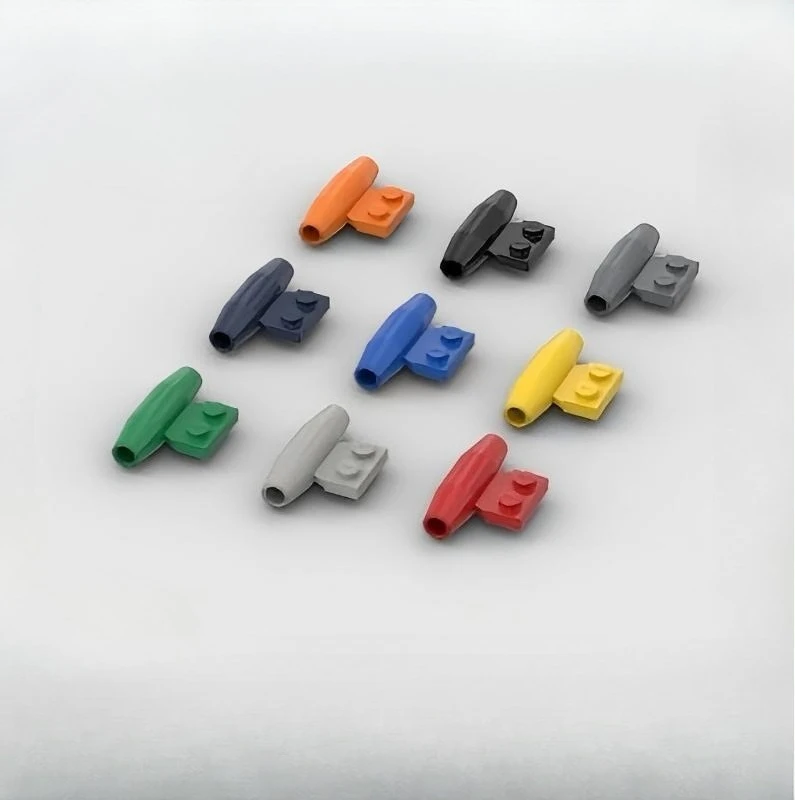 Ek 1338 Compatible with LEGO 3475b 98302 1x2 Board with Small Aircraft Engine Rocket Launcher Building Blocks MOC Layout