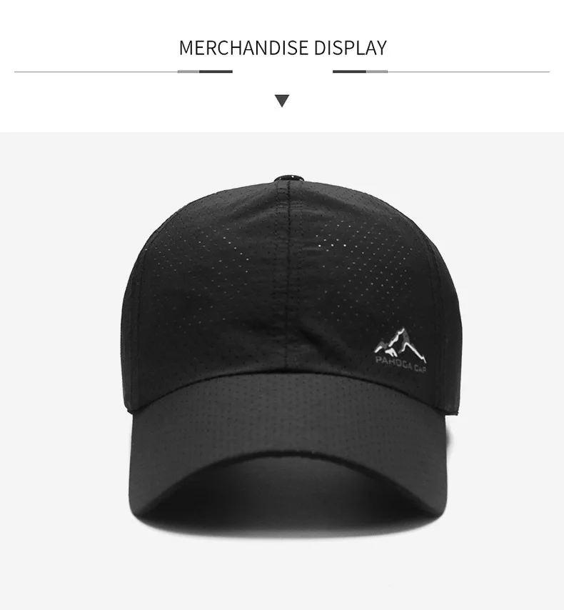 Leichte, belüftete Unisex-Baseballkappe aus Mesh – bleiben Sie kühl und geschützt im Sommer – Sonnenschutz für Damen und Herren, Einheitsgrößen-Fits – Detail 2