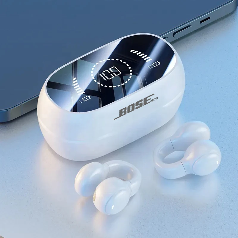 الأصلي BOSEmini M47 سماعات لاسلكية سماعات بلوتوث الحد من الضوضاء سماعات العظام سماعات التوصيل مع هيئة التصنيع العسكري الحرة