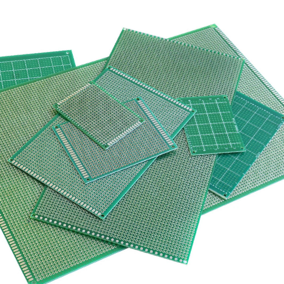 5Pcs Double Sided PCB Prototype Board,Universal Printed Circuit Breadboard for Electronic DIY Soldering Project
