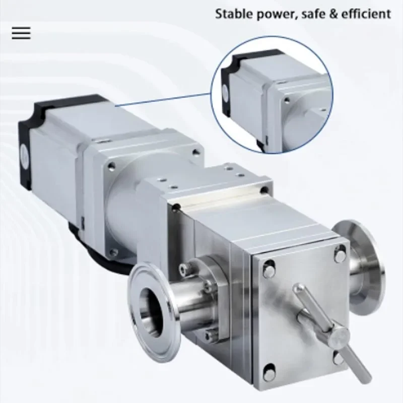 HT-006 Cosmetics Ketchup Filling Self-Priming Quantitative Measurement Magnetism 316 Stainless Steel Gear Large Flow Rotor Pump