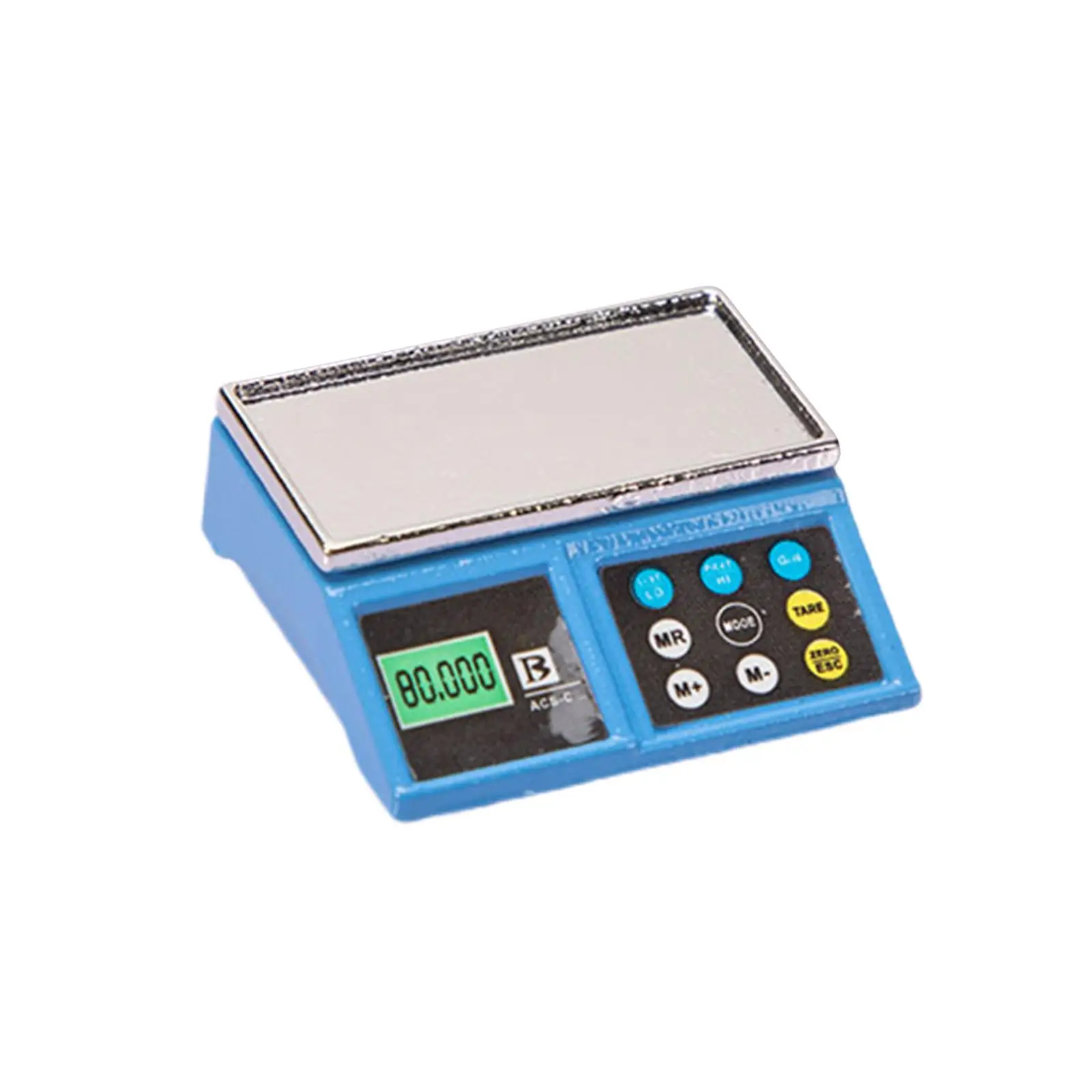 مقياس إلكتروني مصغر مصنوع من خليط معدني موديل 1 12 دعامة بيت الدمى لملحقات المطبخ وعرض أثاث الألعاب #6