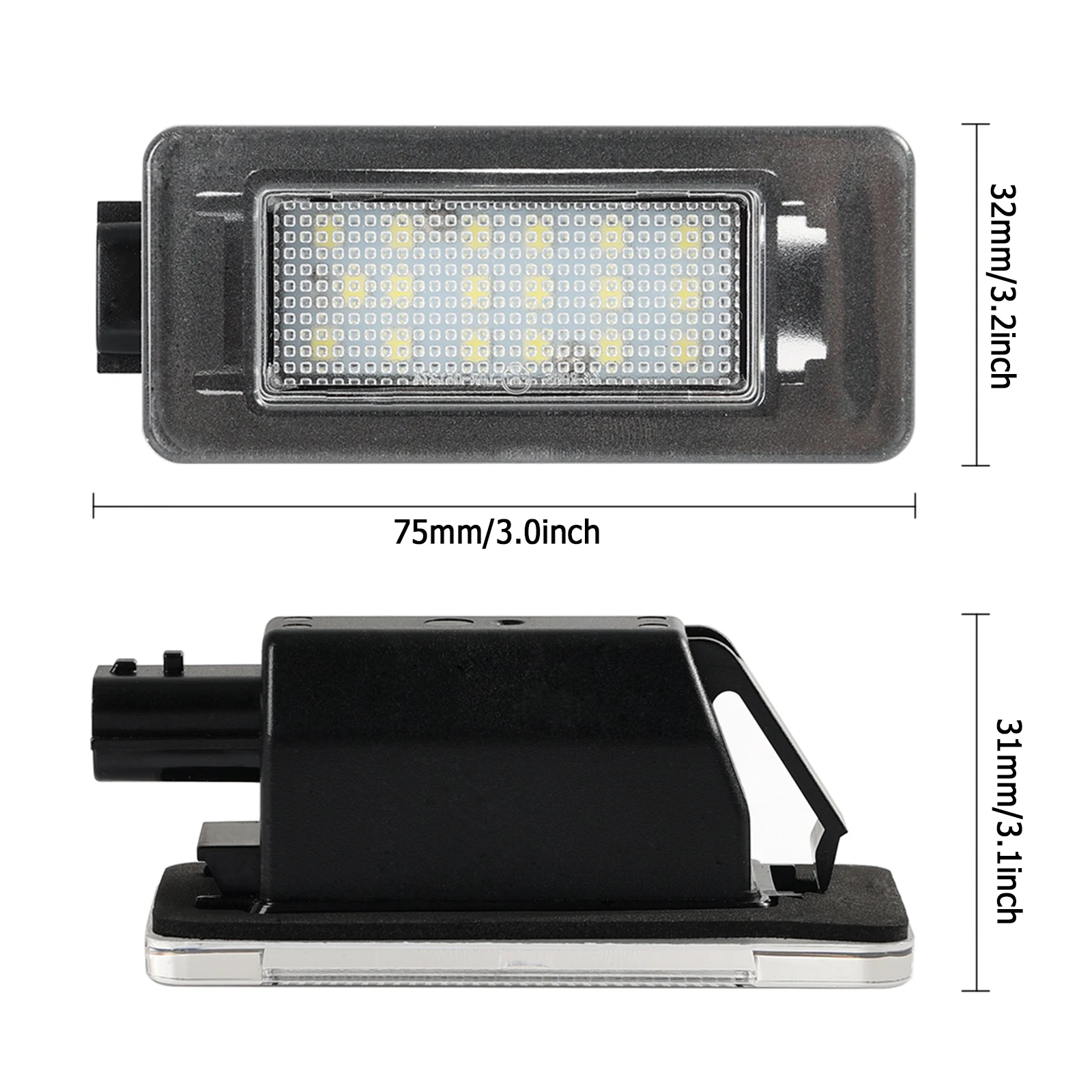 2X 18LED License Pl…