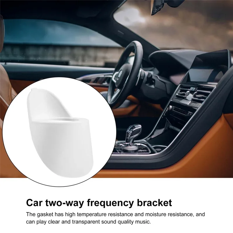 2 Stücke 2,5 Zoll Car Audio A-Säule Zwei-Wege-Frequenz Invertierte Form Halterung Hochtöner Basis -A13Z