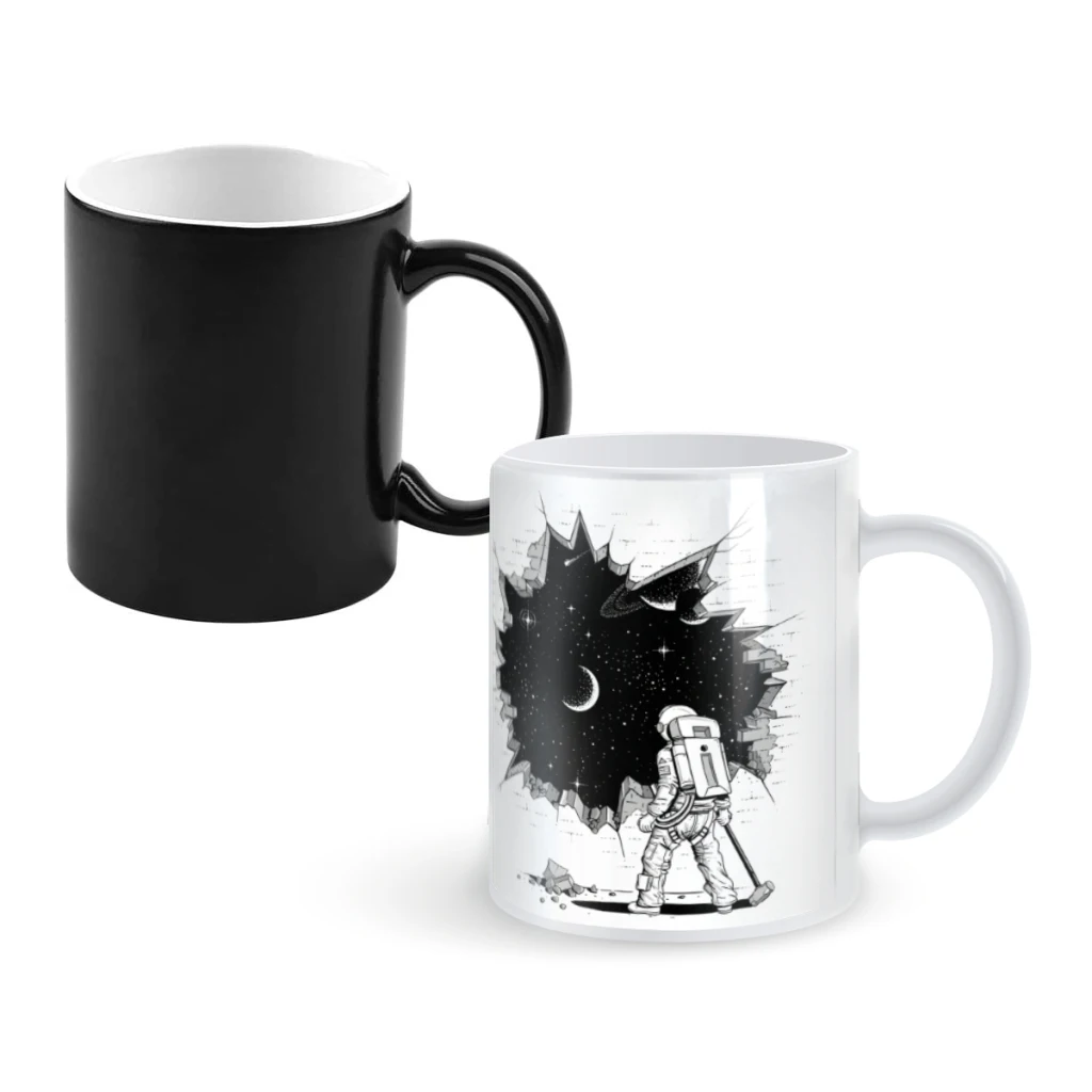 

Break on Through To the Other SideCoffee Mugs And Mug Creative Color Change Tea Cup Ceramic Milk Cups Novelty Gifts
