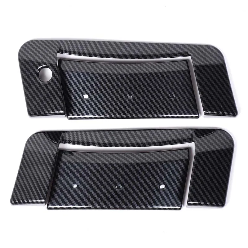 ABS ألياف الكربون لنيسان 350Z 2003-2009 غطاء مقبض باب السيارة لاصقة تزيين اكسسوارات الحماية الخارجية للسيارة #5