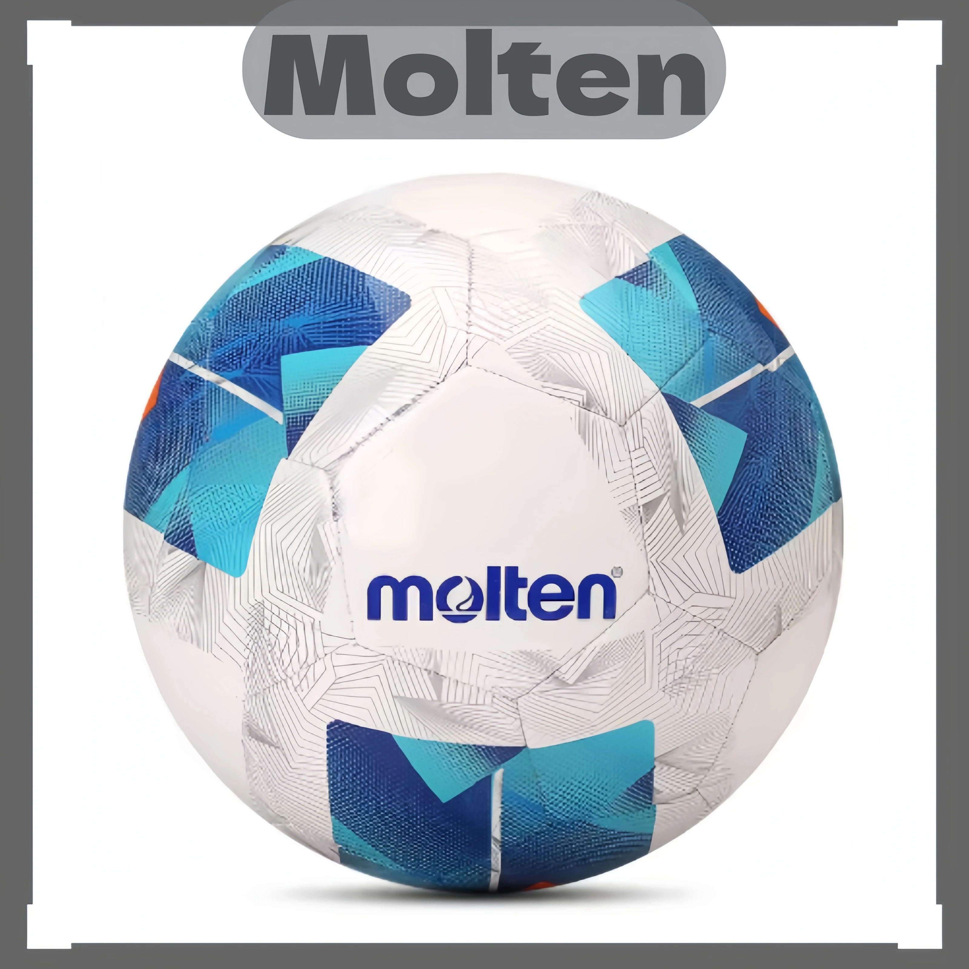 Molten Soccer Machine-sewn Foot Ball Official Size 5/ 4 Unisex TPU Material Soft Wear-resistant Competition Training Ball