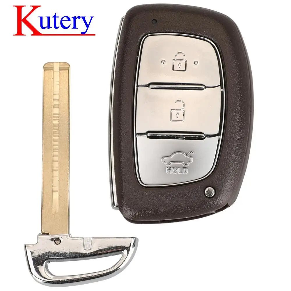 jingyuqin 3 Buttons Flip Folding Remote Car Key Shell Empty Case For Hyundai Ioniq Tucson IX35 ELANTRA SOLARIS I30 Replacement