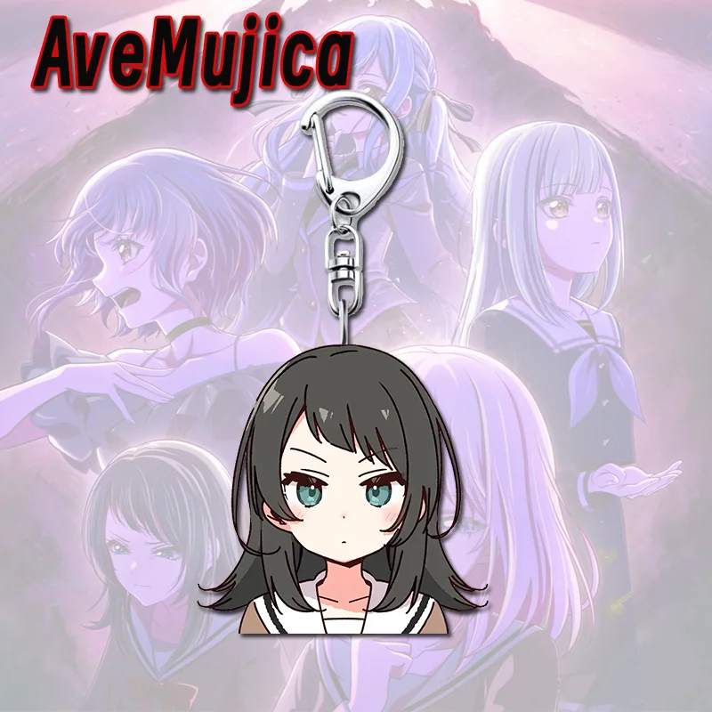 5шт аниме BanG Dream! Брелок с героями мультфильмов Тогава Сакико Вакба Муцуми, акриловый кулон, брелок для ключей, ювелирные изделия, украшения для рюкзака, подарки