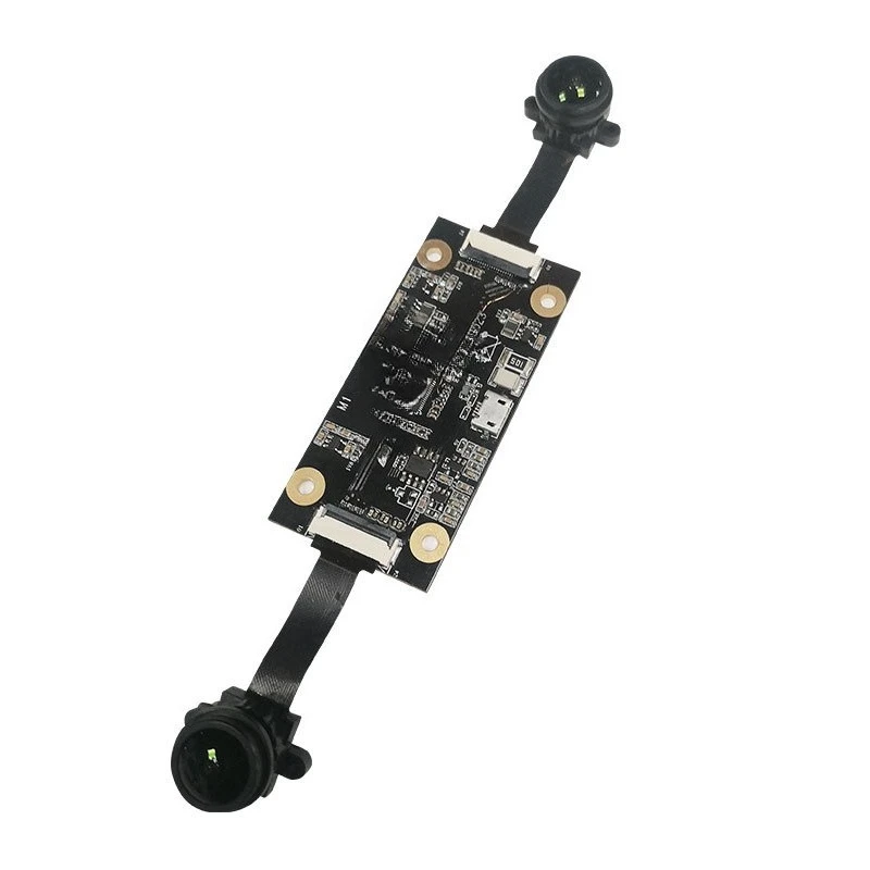 Color dual 720P same frame synchronization 2 million pixels global shutter split binocular camera module usb