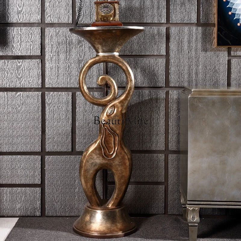 

12European flower stand South East Asia light luxury feng shui ornament stand simple and creative flower table