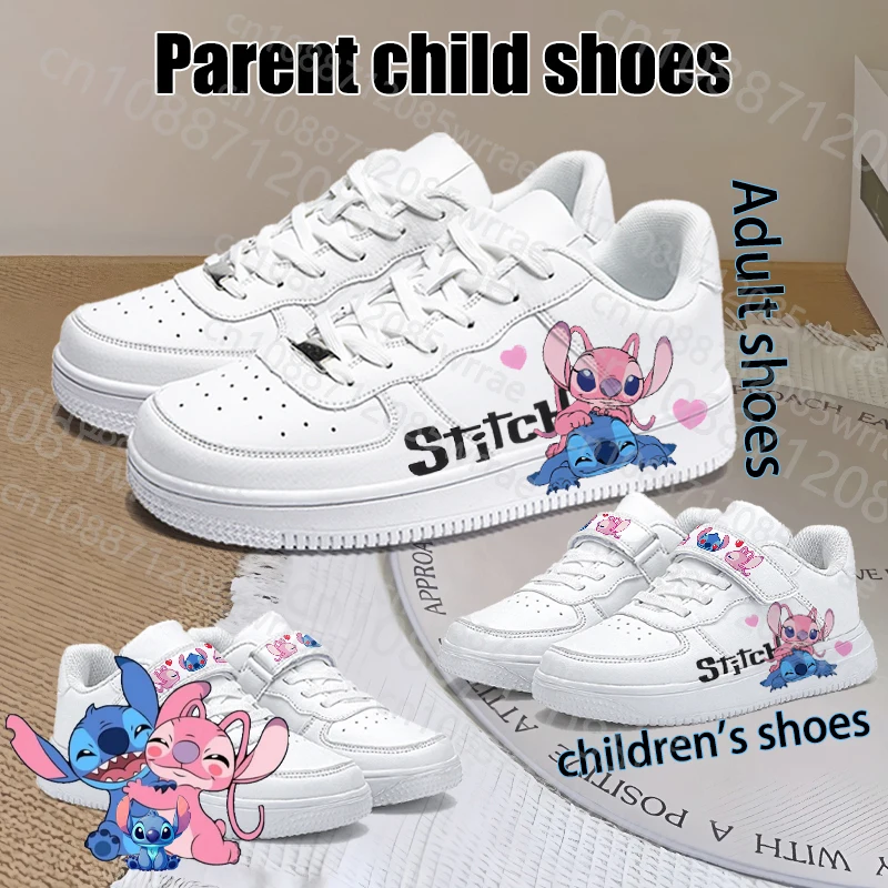 

Детская обувь Stitch для родителей, обувь для взрослых и детей, обувь в семейном стиле, женские и мужские кроссовки, студенческая обувь для мальчиков и девочек