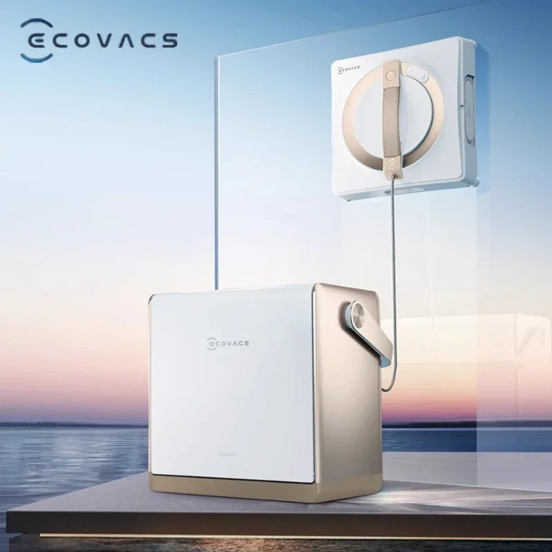 Оригинальный робот для мытья окон ECOVACS WINBOT W2S PRO, полностью автоматический робот для мытья окон, бытовая машина для мытья окон