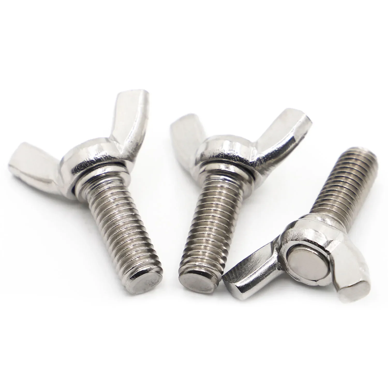 M3 M4 M5 M6 M8 M10 Butterfly Bolt 304 Stainless Steel Wing Bolt Thumb Wing Screw Claw Hand Tighten Screws DIN316