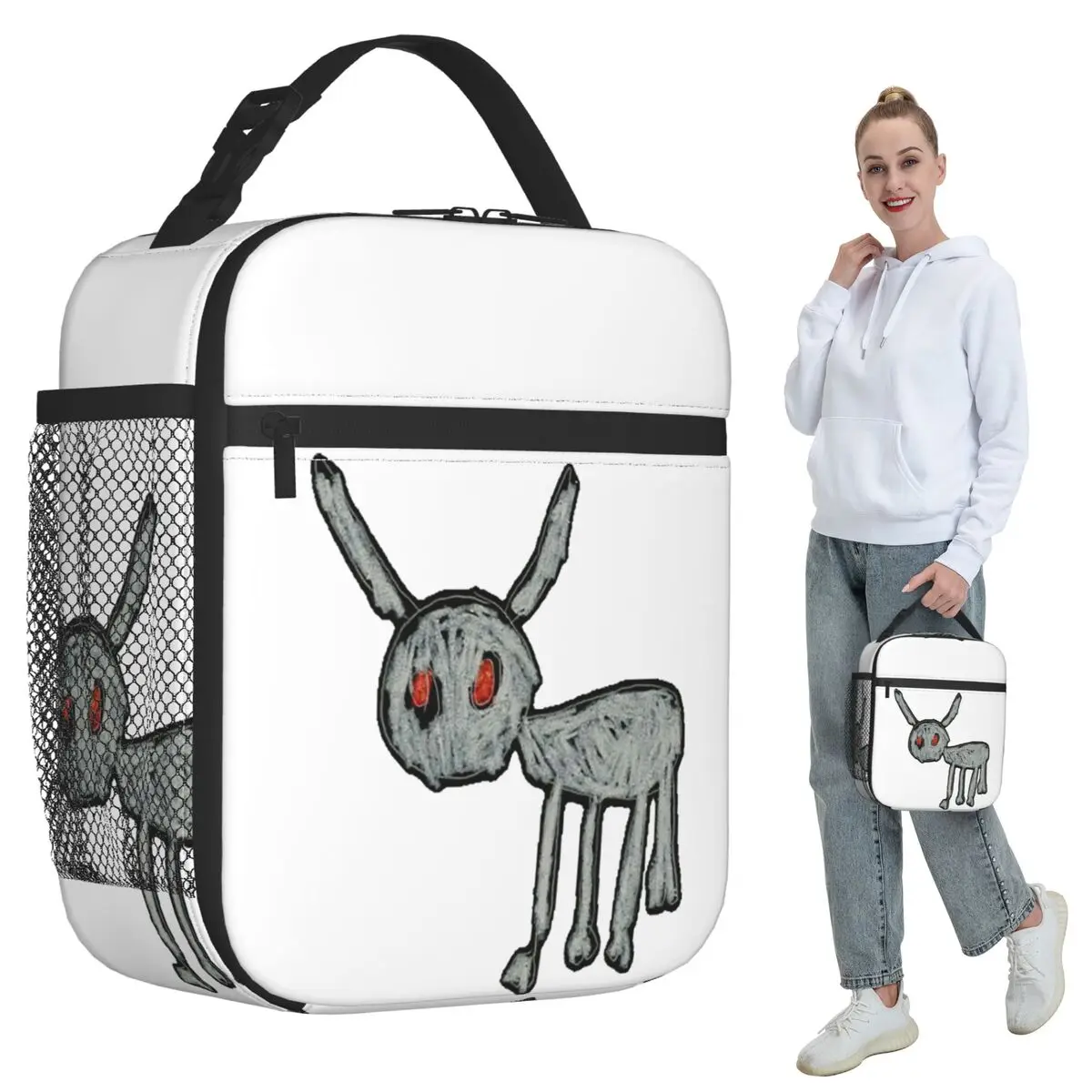 Drake Rapper Insulated Lunch Bag for Kids School Cooler Thermal Food Box Tote Leakproof Lunch Boxes Container