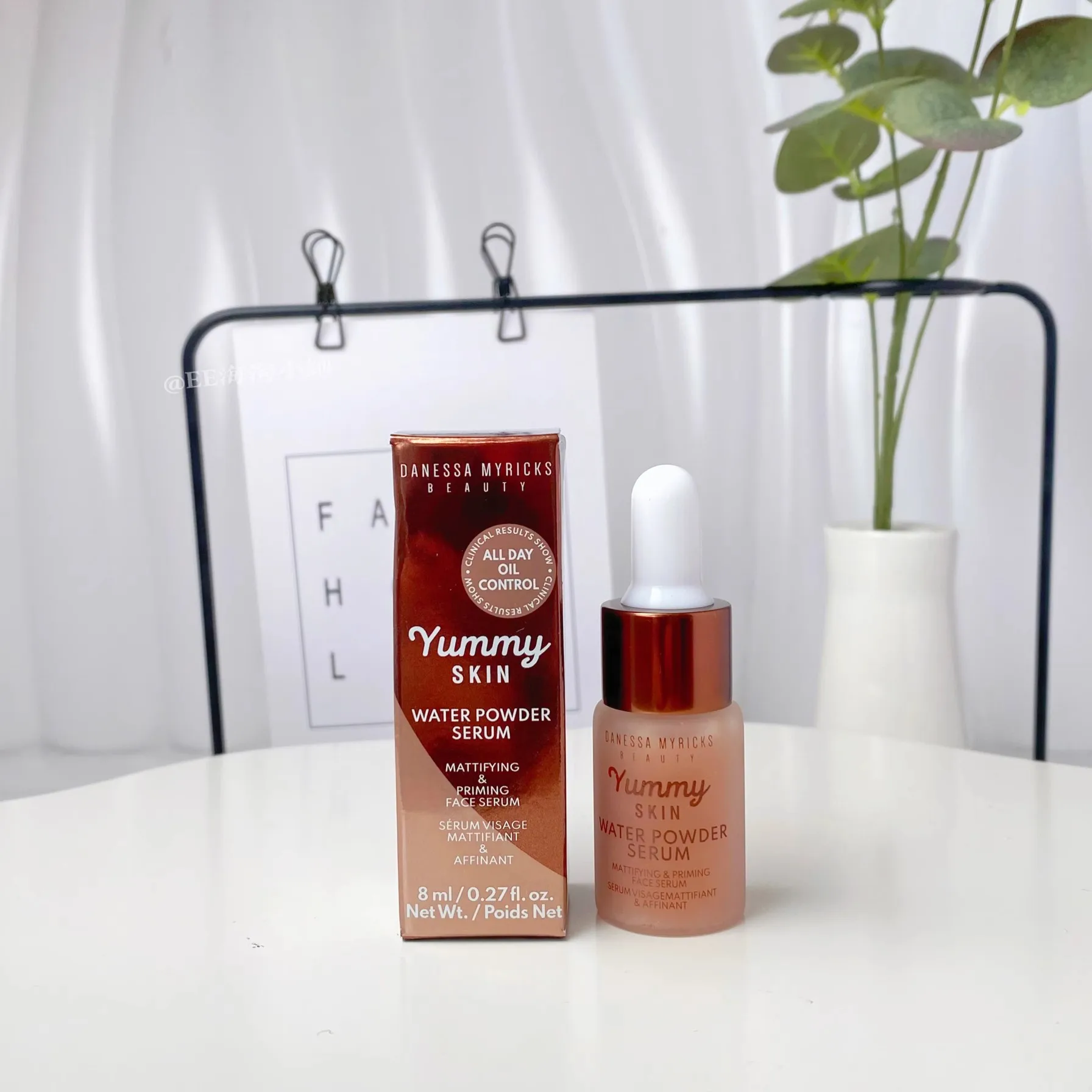 2pcs Base Makeup Face Serum Set Primer Oil-control Matte Pre-Makeup Essence 8ml and Primer 6g Sample Size Cosmetic