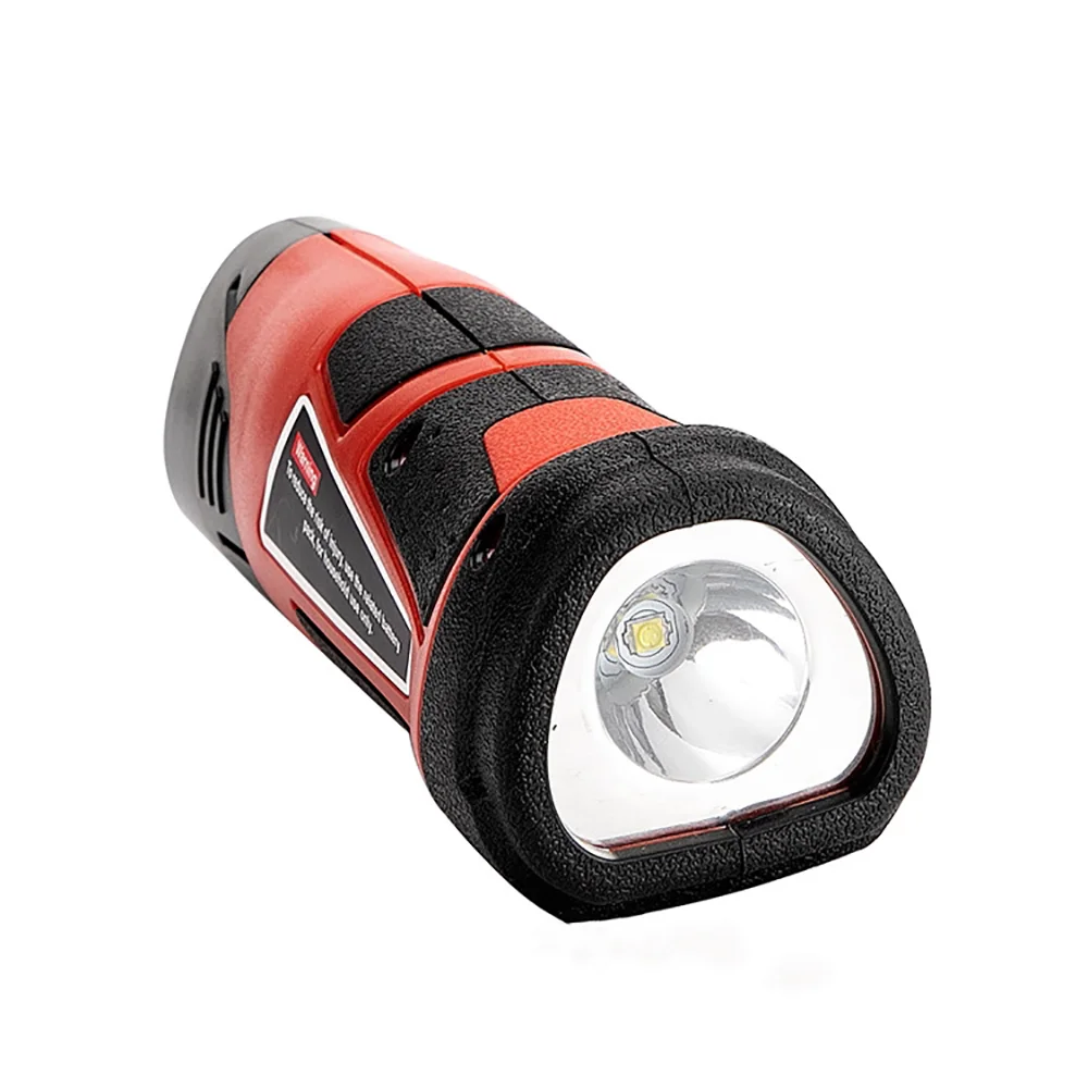 Imagem -04 - Tocha Elétrica Portátil para Milwaukee Lâmpada de Trabalho Lanterna Led 3w 10.8v 12v Bateria Li-ion M12