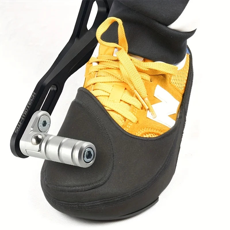 

Shoes Shifter Protector Anti-slip Waterproof Black Easy-installing Motorcycle Toe Protector Gear
