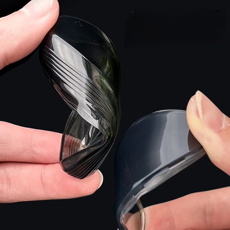 غطاء مفتاح فوب شفاف من مادة TPU لموديلات DENZA D9 N8 N7، جراب واقٍ مقاوم للصدمات ومضاد للخدش، شفاف أسود وأبيض #6