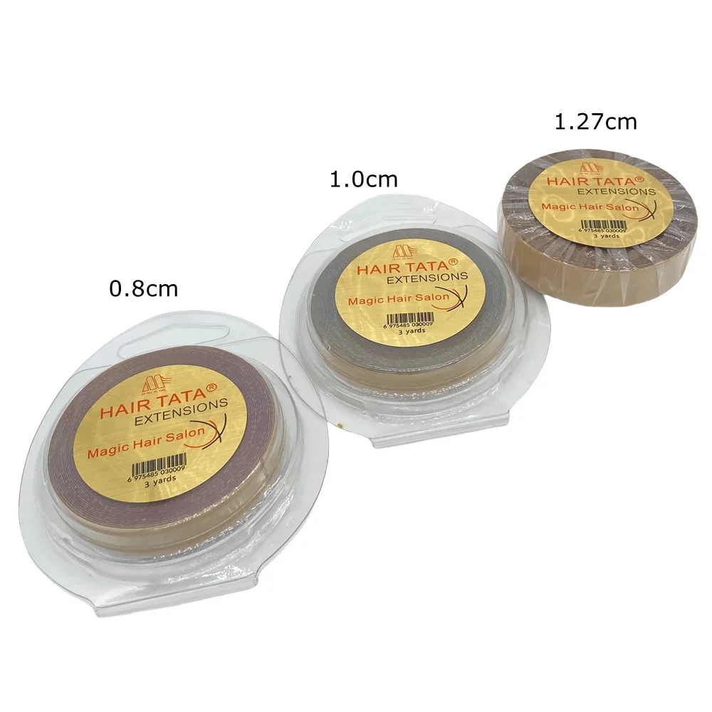 

3 yards TATA hair extension tape Double side adhesive tape hair extension support tape for tape hair width 0.8cm/1.0cm