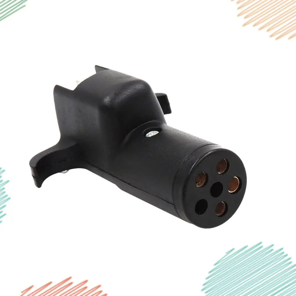 

1Pcs 4 Pin Trailer Connector Adapter Plug Compatible with Car Rv Ship Trailer Accessories Heavy Duty Professional Towing Socket