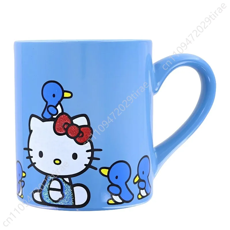 

Sanrio Hello Kitty Blue Sparkles Ceramic Mug | Holds 14 Ounces