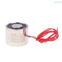 Lifting 5KG 50N 25/20 Mini Electromagnet DC 12V Electric Solenoid Strong Sucker Holding Electro Magnet