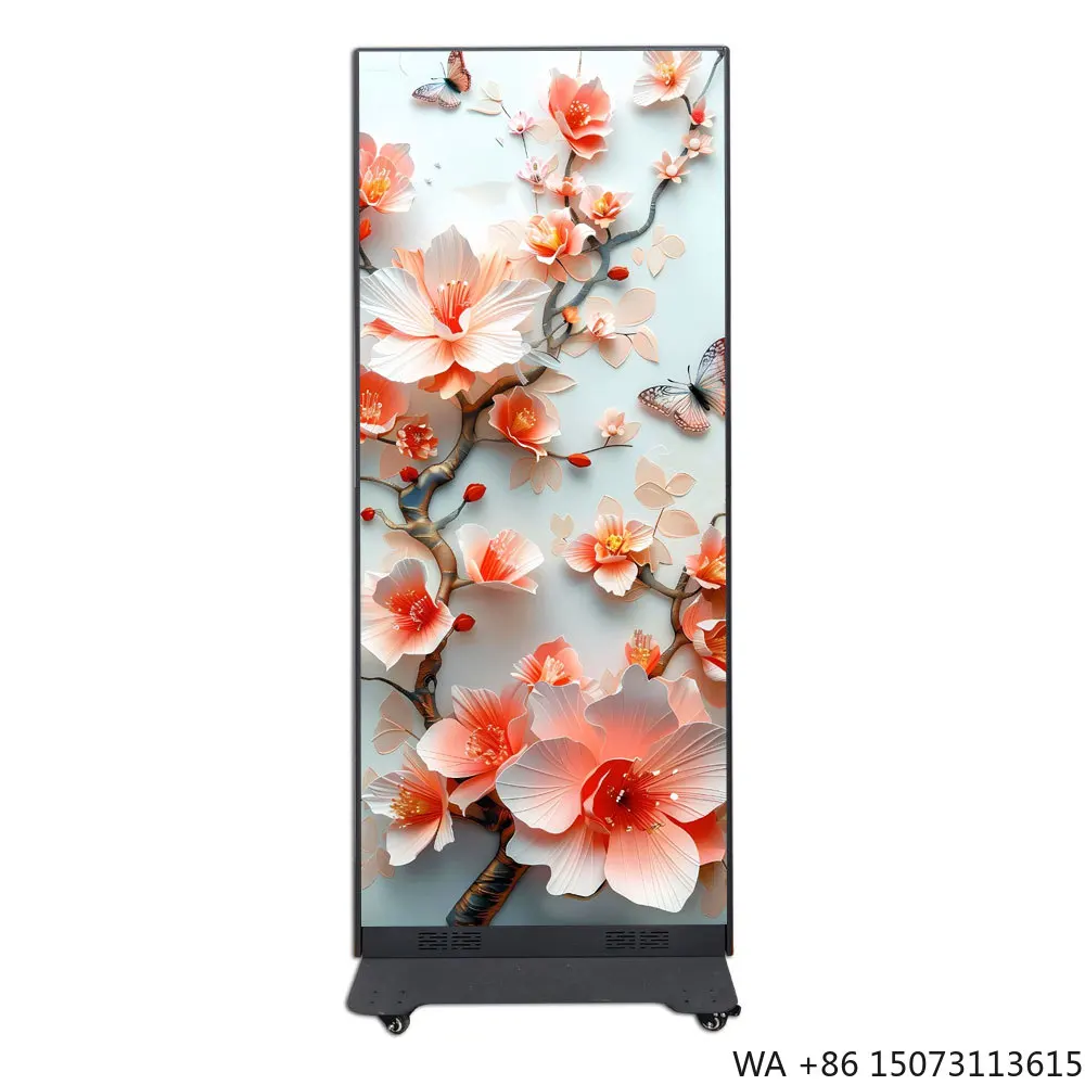 

Новый портативный светодиодный дисплей P2.5 P1.86 GOB с ударопрочной поверхностью, вес 35 кг, для промоакций в элитных магазинах