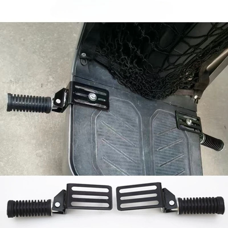 2pcs Foldable Metal Motorcycle Foot Pegs - Comfortable Street Cruise Pedals for Enhanced Riding Experience image 6