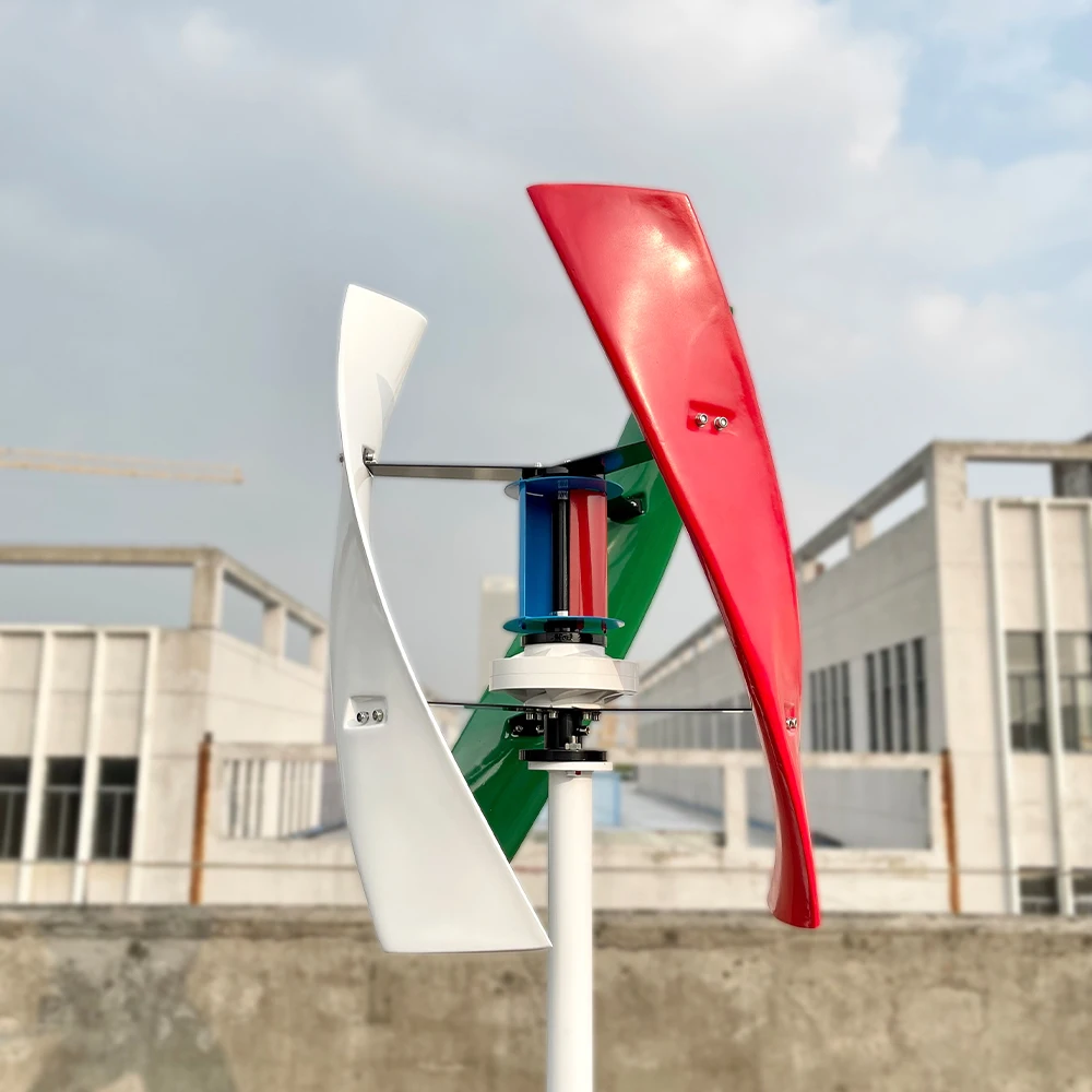 

20KW 8KW 10KW Wind Turbine Generator 12V 24V 48V Low Noise Vertical Axis Wind Turbine Generator Set With Controller or Inverter
