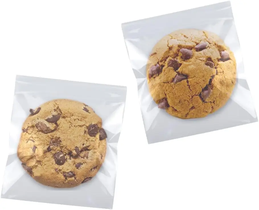 

200 Pcs 5x6 Inch Clear Self Sealing Cellophane Bags for Cookie Packaging Resealable Cello Treat Bags Individual Cookies Bag for Gift Giving