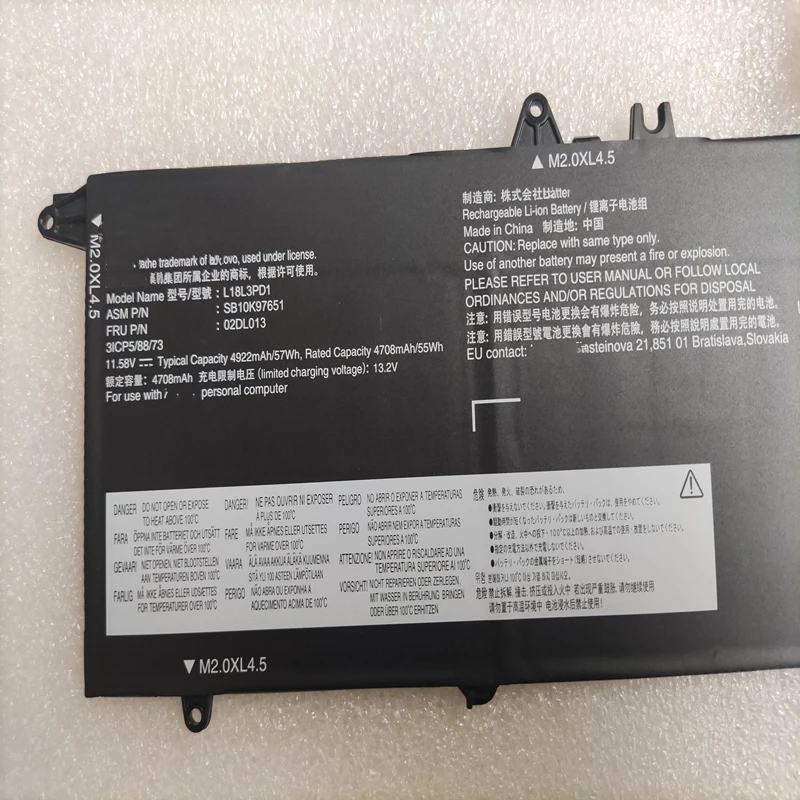 L18C3PD1 L18M3PD1 L18L3PD1 L18M3PD2 02DL013 02DL014 02DL016 BatteryFor Lenovo ThinkPad T490S 20NX 20NY T495S 20QJ T14S 20T0 20T1