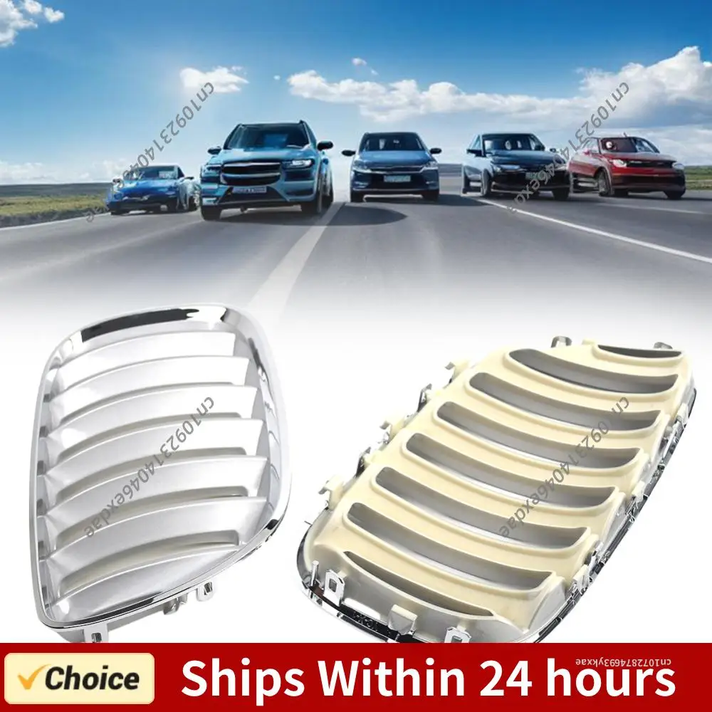 

Пара решеток радиатора для BMW X5 E53 04-06, номера 51137113733, 51137113734, из ABS-пластика, устойчивого к царапинам, верхние передние решетки капота