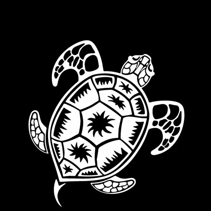 Car Sticker Turtle Fashion Vinyl Decal PVC Waterproof Sunscreen 15cm