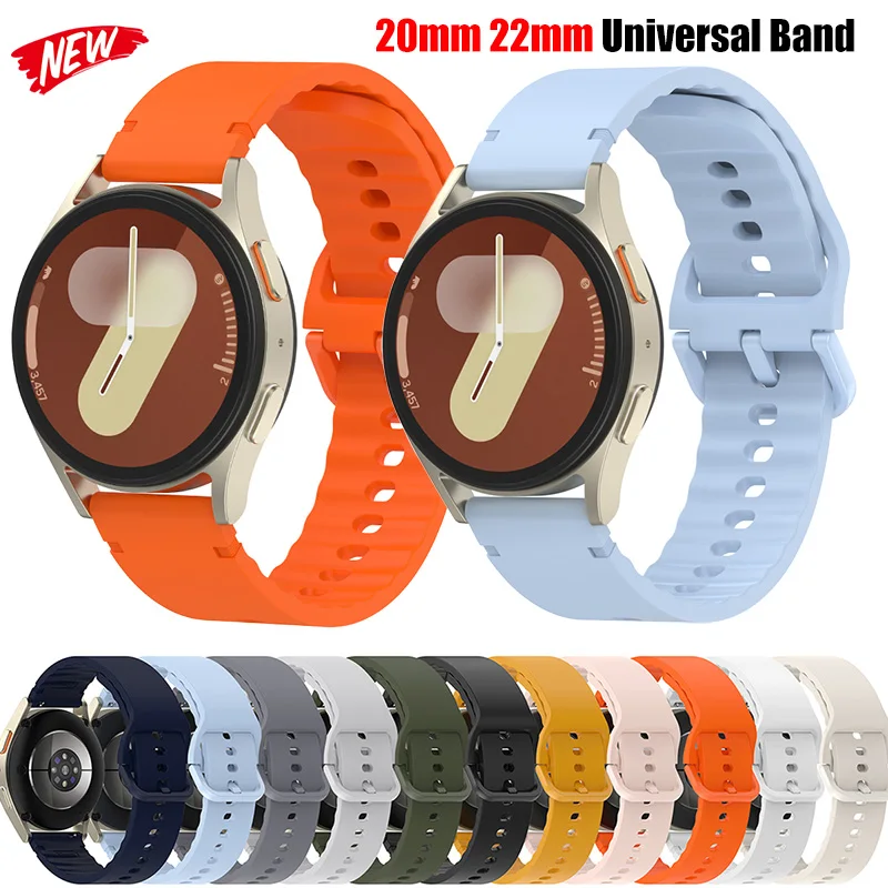 20mm 22mm Offizielles Silikonarmband für Samsung Galaxy 7/6/5/4 6/4classic 5pro Sportband für Huawei GT6/5/4/3 4/5/6pro Universal