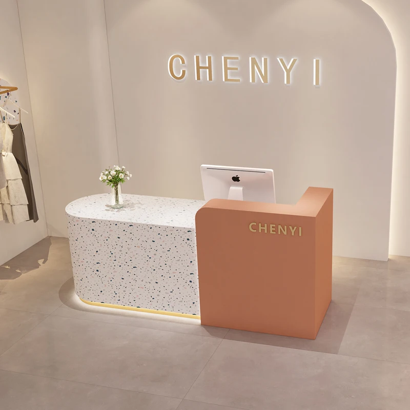 modern Clothing store hair salon beauty salon small shop front desk cashier desk counter