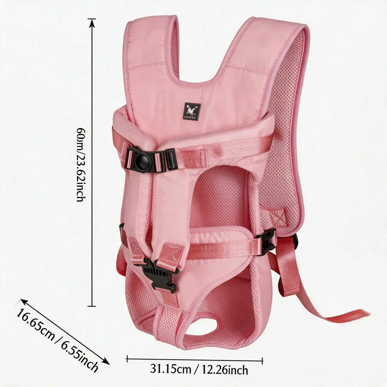 Front-Facing Pet Bag Wrap Style Dog Cat Backpack Outdoor Convenient Carry for School and Work