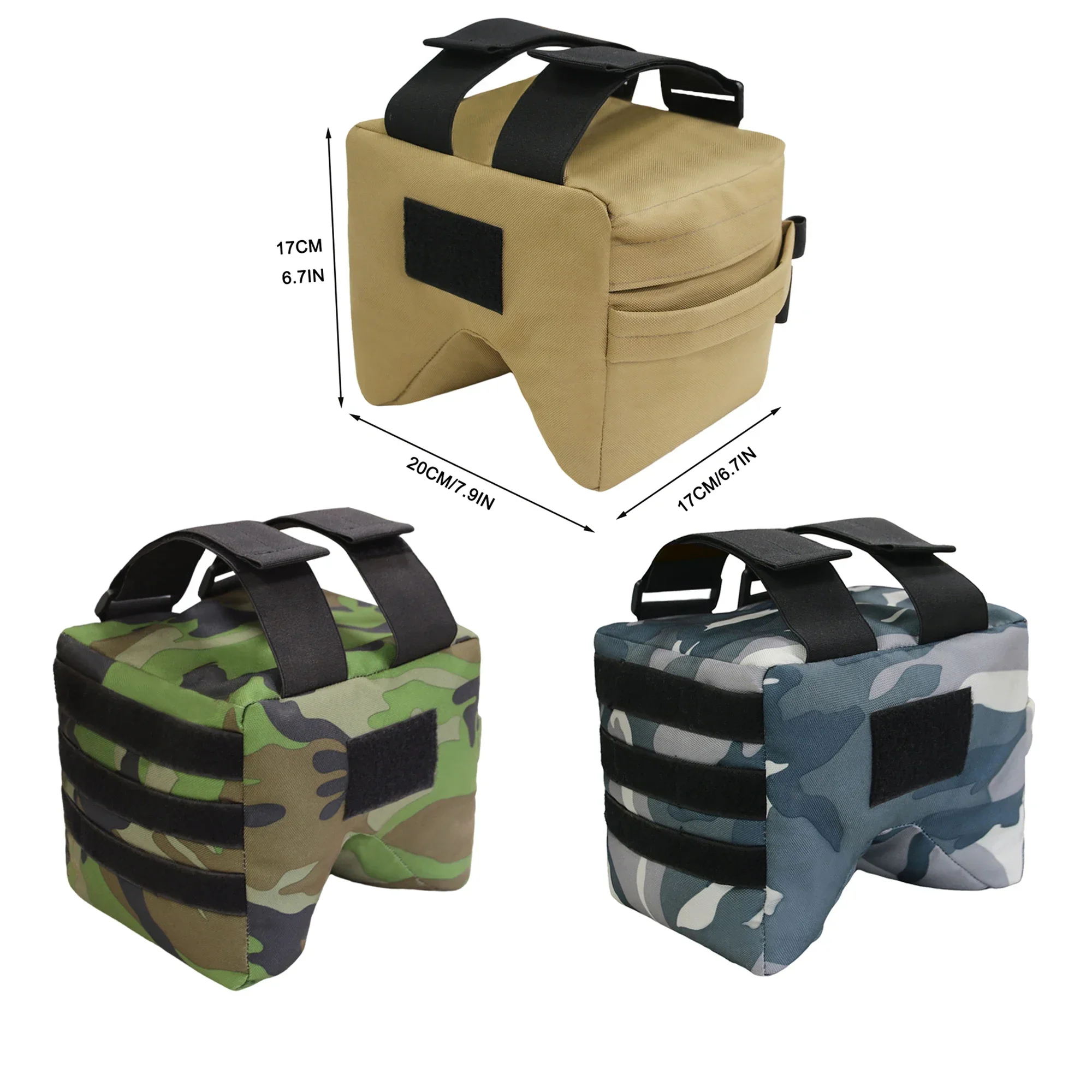 

Durable Oxford Bench Unfilled Sand Bag Tactical Airsoft Shooting Rest Bag Target Sighting Sandbag Hunting Asist Aiming Sandbag
